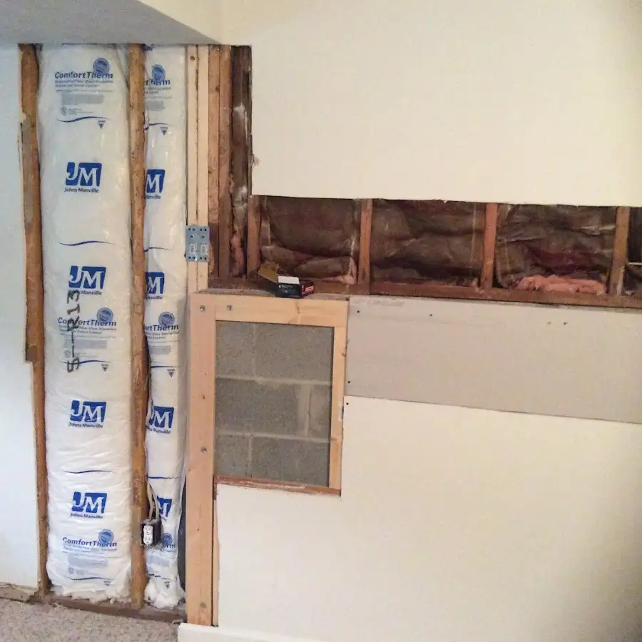 Wall insulation replacement during Structural Drying in Pendleton